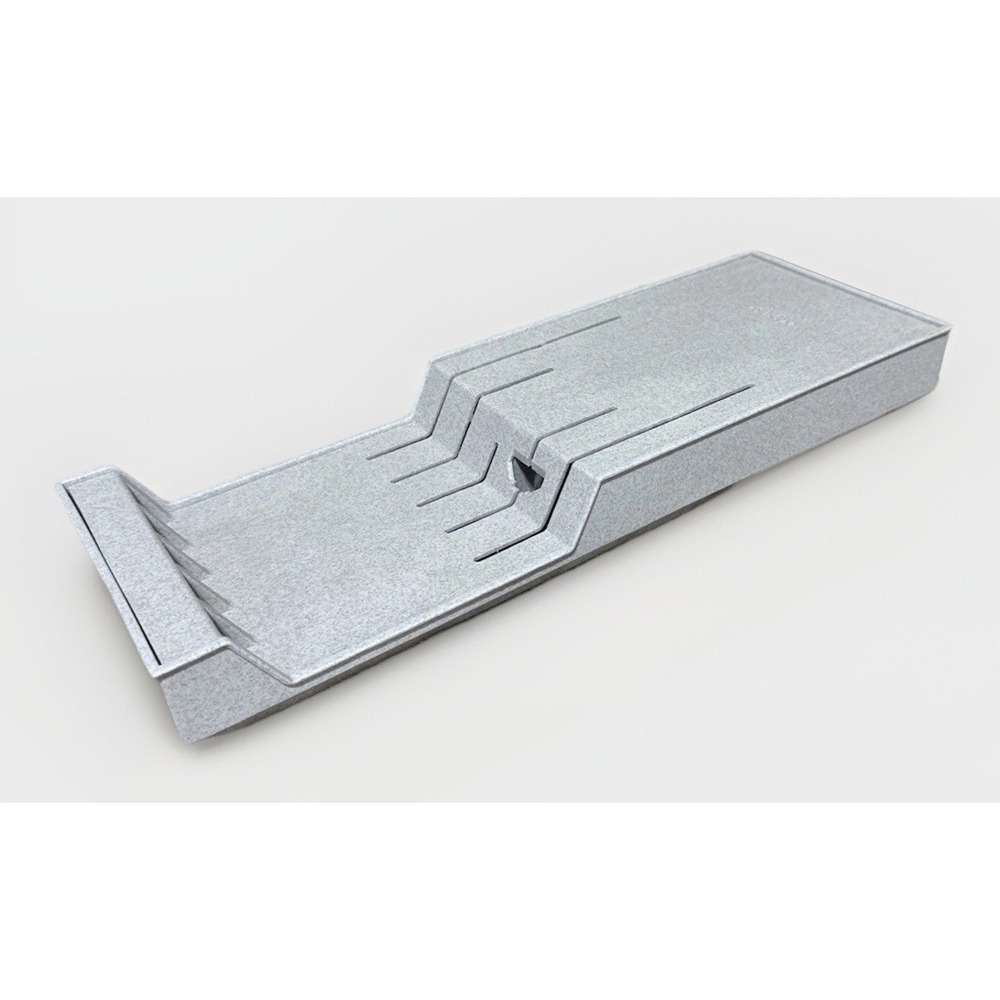 Cutco Knife Storage Block For Drawer Or Wall #1742‎ 5 Slots Gray Made USA 17x6